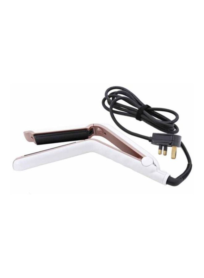 GEEPAS Hair Straightener White/Brown - Image 1