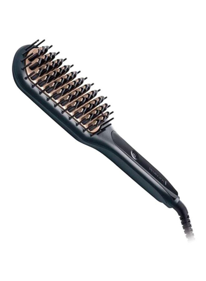 REMINGTON - Keratin Protect Sleek And Smooth Heated Brush Black/Grey 26 x 6 x 6cm - Image 1