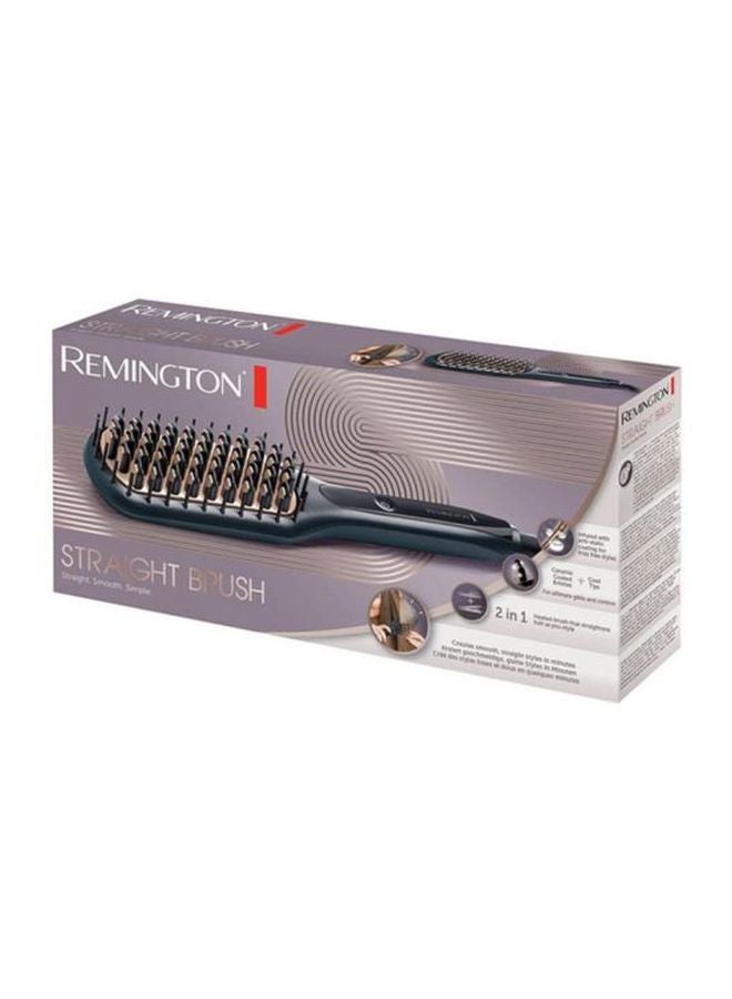 REMINGTON - Keratin Protect Sleek And Smooth Heated Brush Black/Grey 26 x 6 x 6cm - Image 1