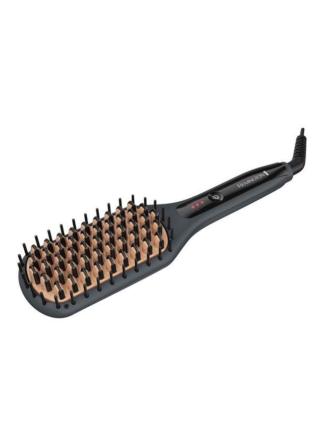 REMINGTON - Keratin Protect Sleek And Smooth Heated Brush Black/Grey 26 x 6 x 6cm - Image 1