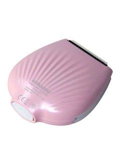 SONASHI Rechargeable Mini Lady Shaver With Sharp Stainless Steel Blade Continuous Working Time of 90 Minutes Portable And Washable Design USB Cord Pouch Cleaning Brush  SLD-815 Pink  - Image 2