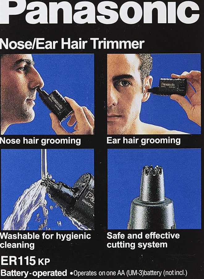 Panasonic - Nose And Ear Hair Trimmer Black - Image 1