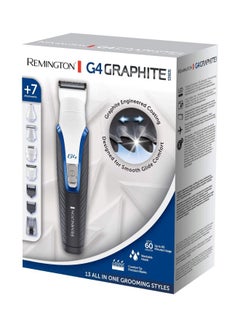 REMINGTON Graphite Series Personal Groomer Black/White/Blue  - Image 4