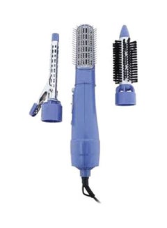GEEPAS 3-Piece 4-In-1 Hair Styler Set Blue  - Image 2