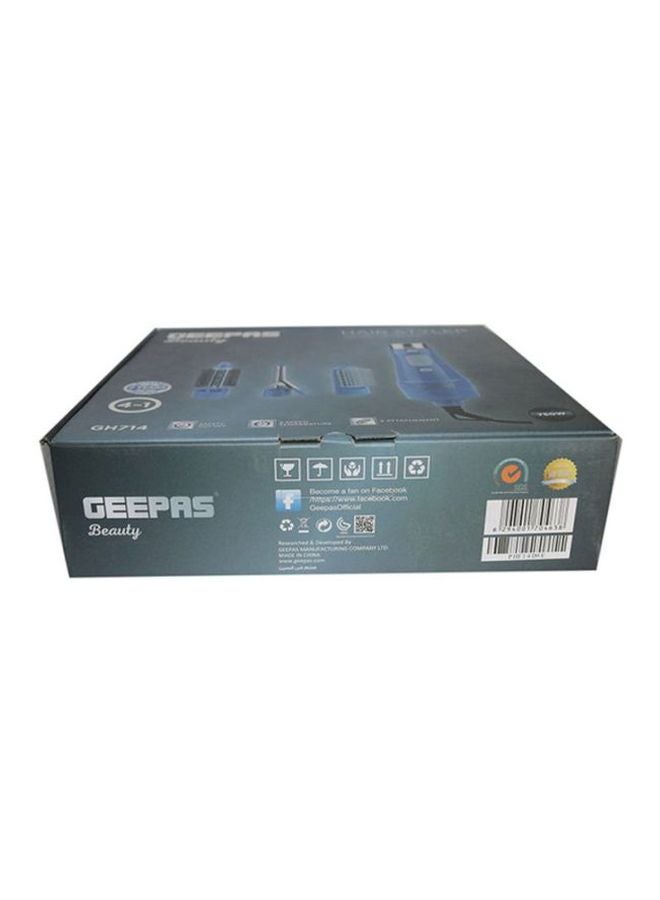 GEEPAS - 3-Piece 4-In-1 Hair Styler Set Blue - Image 1