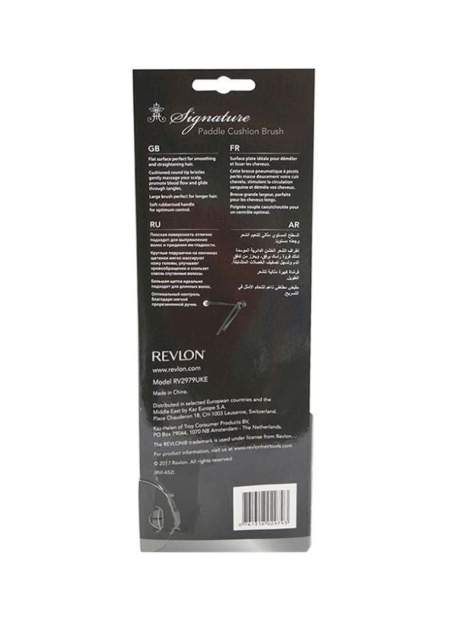 Revlon Paddle Cushion Brush Black  - Image 4