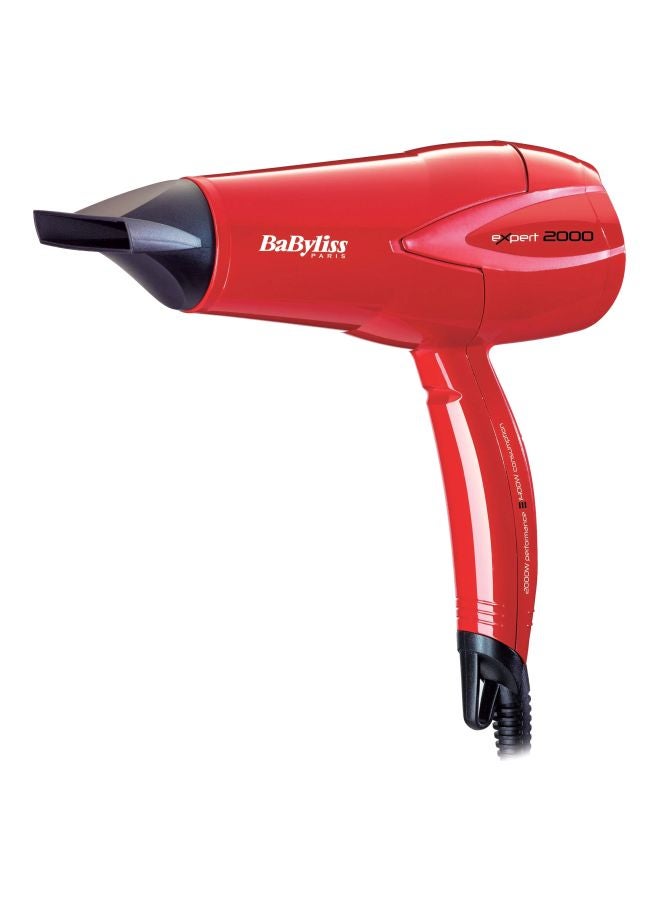 BaByliss Expert Plus Hair Dryer Red/Black - Image 1