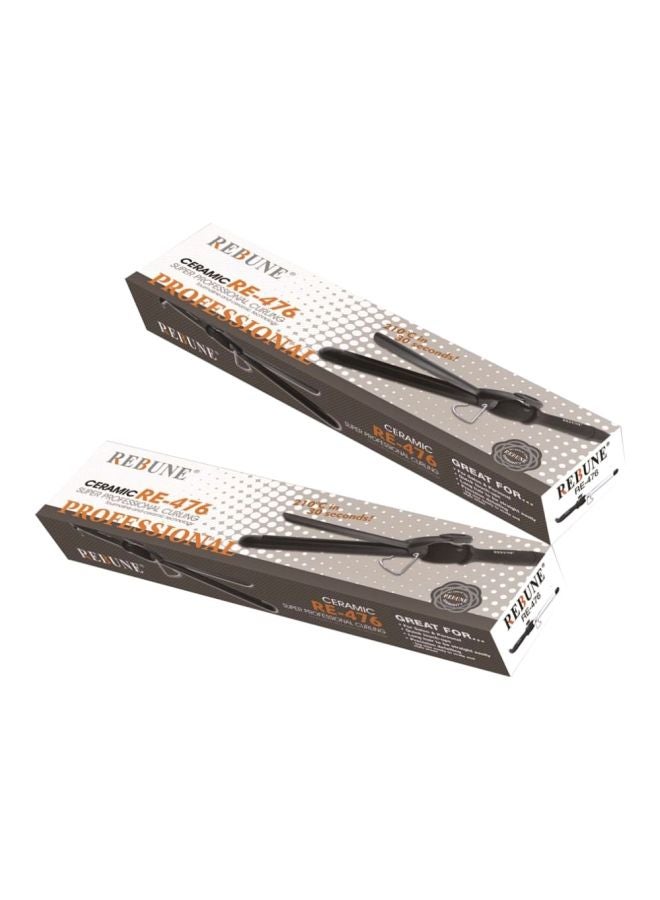 REBUNE Vir Ceramic Hair Curler Black 150grams - Image 4