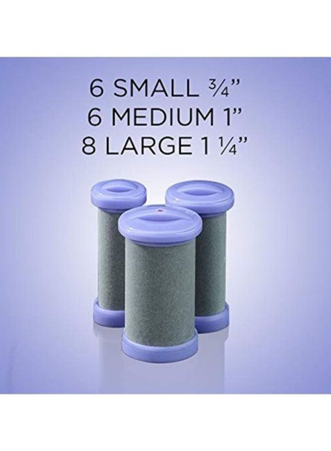 CONAIR - 20-Piece Ceramic Flocked Rollers With Ionic Generator Grey/Purple - Image 1