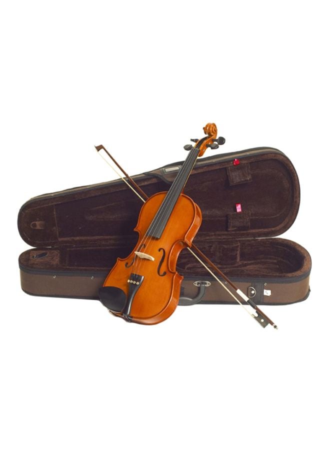 Wooden Violin With Case
