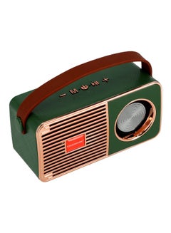 Olsenmark Portable Bluetooth Speaker Green/Brown/Black  - Image 4
