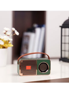 Olsenmark Portable Bluetooth Speaker Green/Brown/Black  - Image 5
