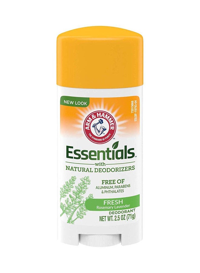 Arm & Hammer Essentials Solid Deodorant Yellow/White 71grams 