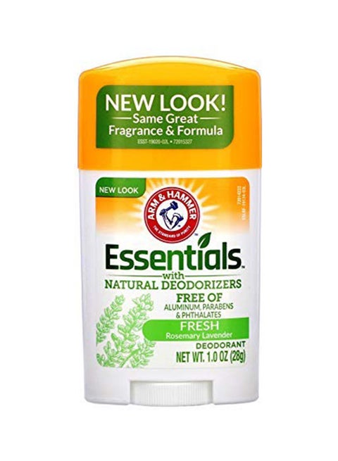 Essentials Solid Deodorant Yellow/White 28grams
