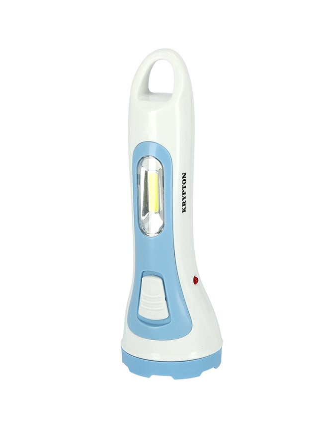 KRYPTON KNFL5031 Rechargeable LED Flashlight for Camping Hiking Trekking Outdoor Blue/White  - Image 2