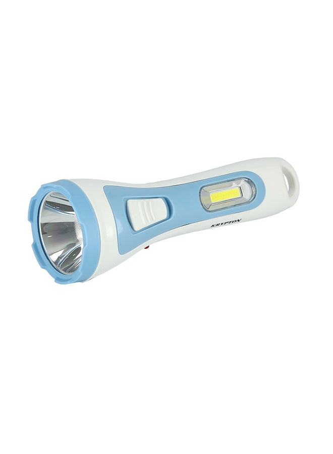 KRYPTON KNFL5031 Rechargeable LED Flashlight for Camping Hiking Trekking Outdoor Blue/White  - Image 4