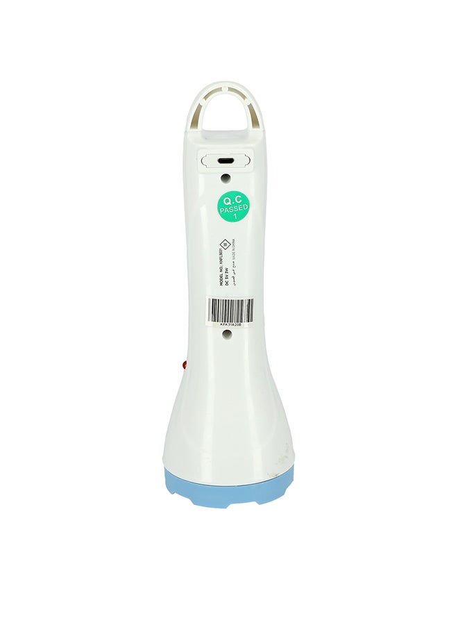 KRYPTON KNFL5031 Rechargeable LED Flashlight for Camping Hiking Trekking Outdoor Blue/White  - Image 3