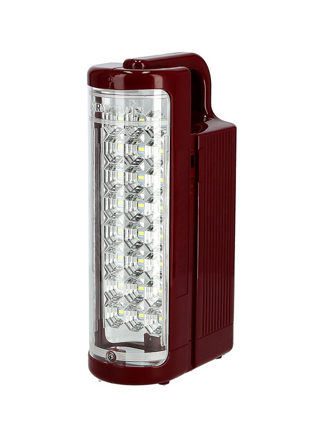 KRYPTON - KNE5094 Rechargeable Led Emergency Light Maroon - Image 1