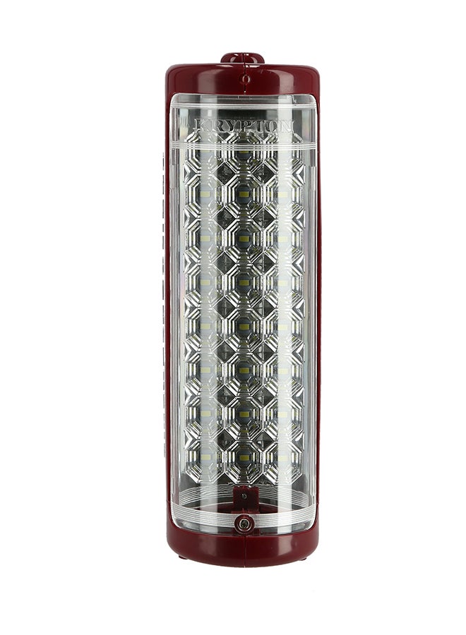 KRYPTON - KNE5094 Rechargeable Led Emergency Light Maroon - Image 1