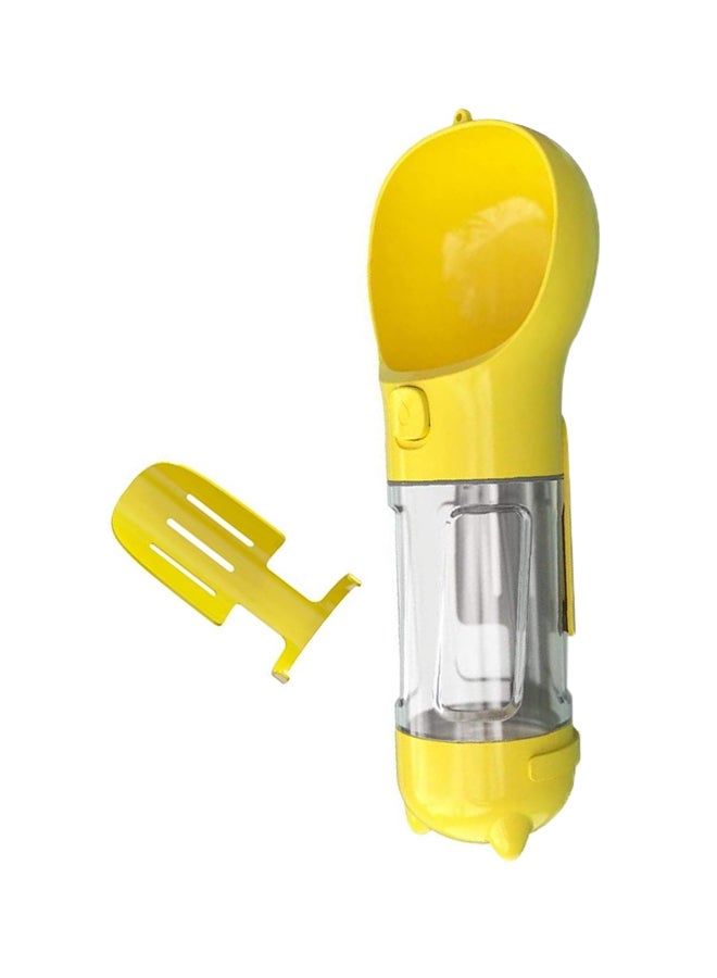 Generic 3 In 1 Multifunctional Portable Pet Travel Water Bottle Yellow 500ml 
