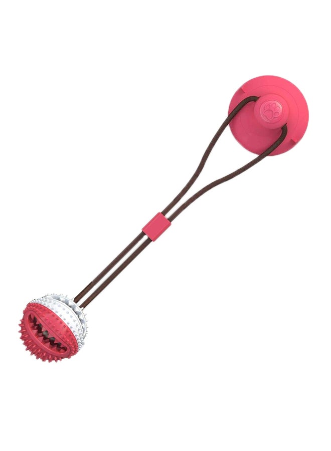 لعبة عض للكلاب متعددة الاستخدامات أحمر/رمادي 30سم - Image 1