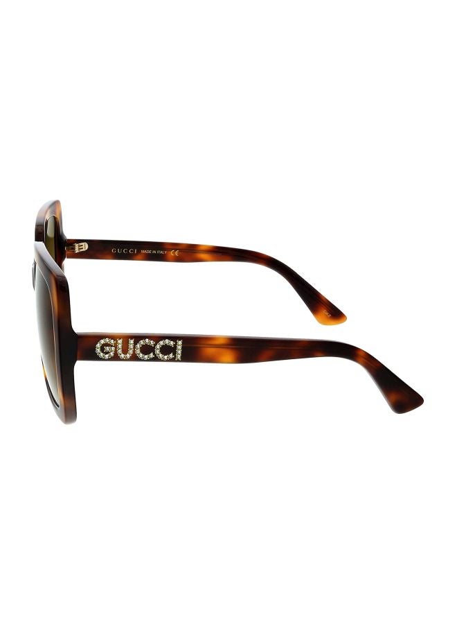 GUCCI Women's Oversized Sunglasses GG0418S 003 54 - Image 3