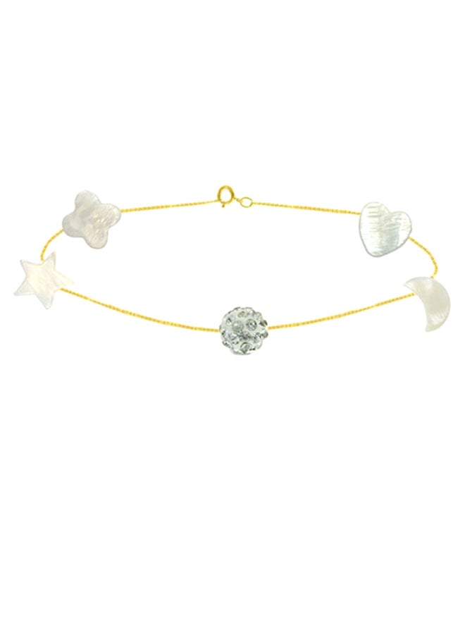 Vera Perla - 18 Karat Yellow Gold Gradual Built In Chain Bracelet - Image 1