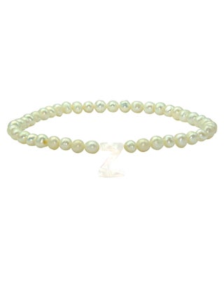 Pearls Letter Z Elastic Bracelet - v1599577324/N15079281A_1
