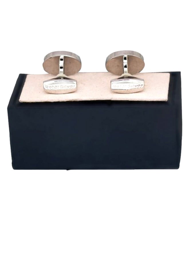 RS - 2-Piece Gear Pattern Shirt Cufflink Set - Image 1