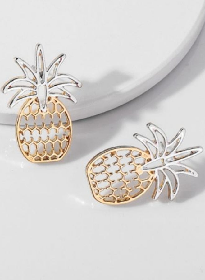 جو باي أقراط بتصميم على شكل أناناس - Image 2