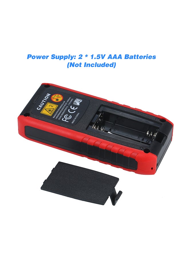 Portable Handheld Digital Laser Distance Meter Black/Red  - Image 2