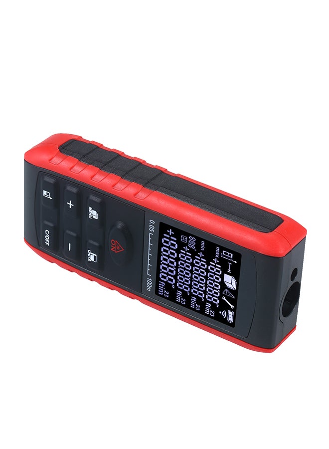 Portable Handheld Digital Laser Distance Meter Black/Red  - Image 1