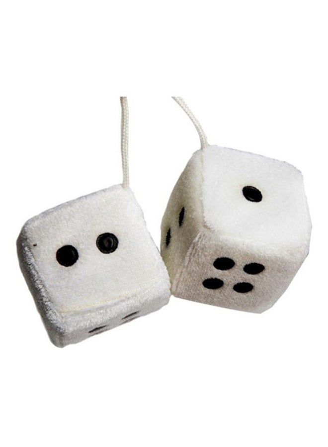 2-Piece Dice Shaped Car Air Freshener Set