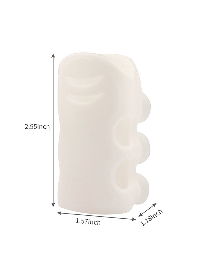 Wall Mounted Suction Cup Handheld Shower Head Holder White 7.5cm - Image 2