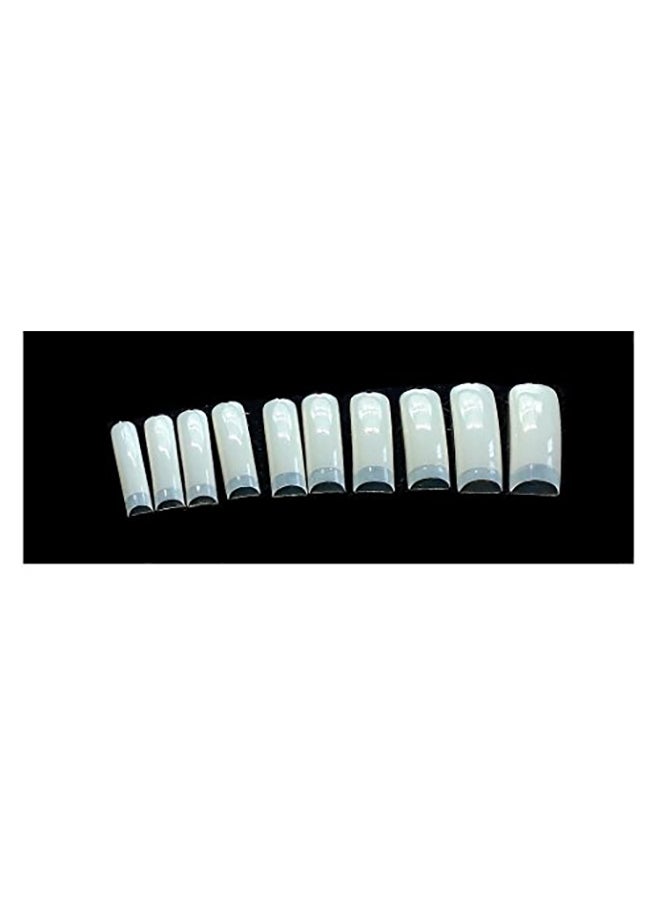 Generic Deesospro False Nail 500Pcs False French Nail Art Tips Salon Nail Tips (Natural Color) Multicolour 