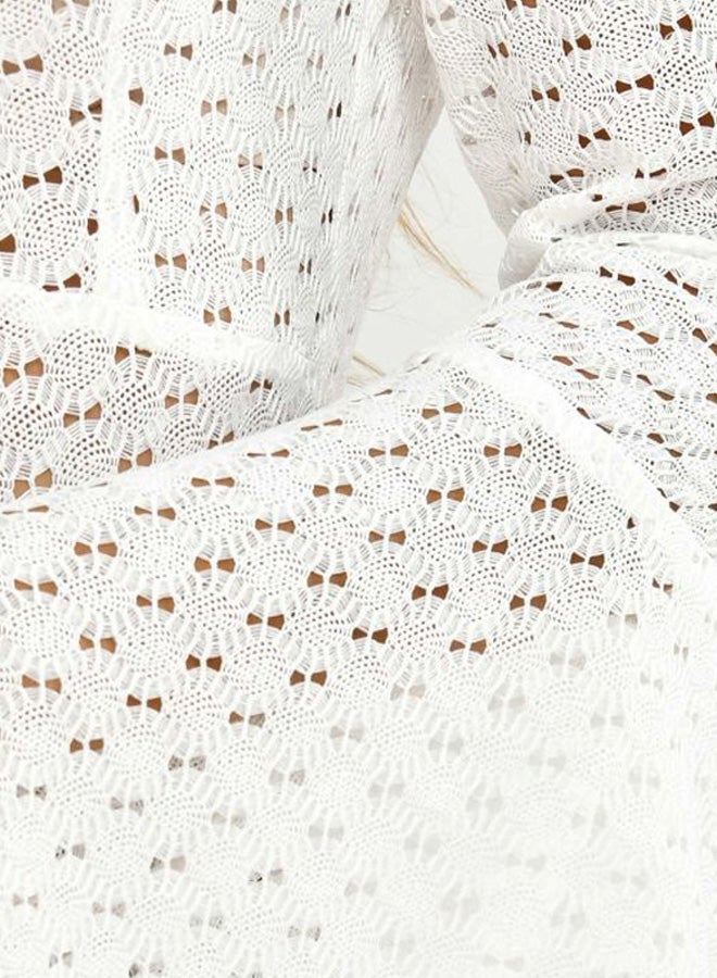Miss Penny - Lace Detailed Maxi Dress White - Image 1