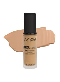 LA Girl Longwear Pro Matte Foundation GLM718 Sandy Beige  - Image 2