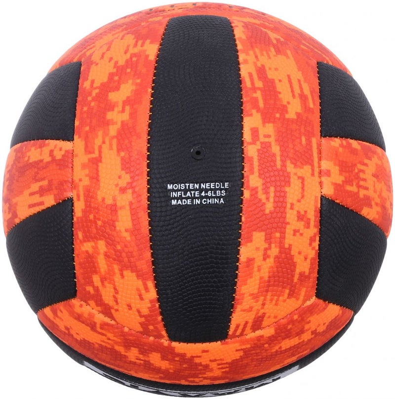 Volleyball, Official Size Black Orange 21cm - Image 2