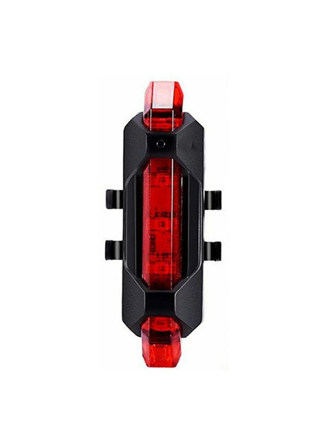 طقم مصابيح سلامة LED للدراجة قابلة للشحن بمنفذ USB مكون من 5 قطع One Size - Image 1