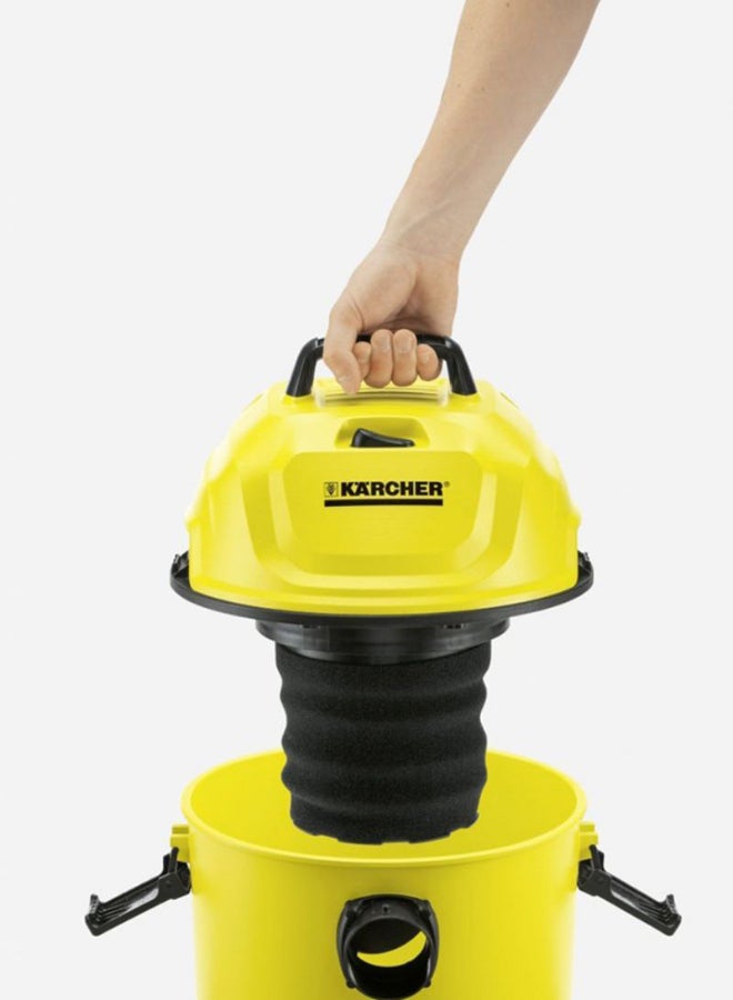KARCHER - Canister Vacuum Cleaner 1000W 15 L 1000 W WD 1 Yellow/Black/Silver - Image 1