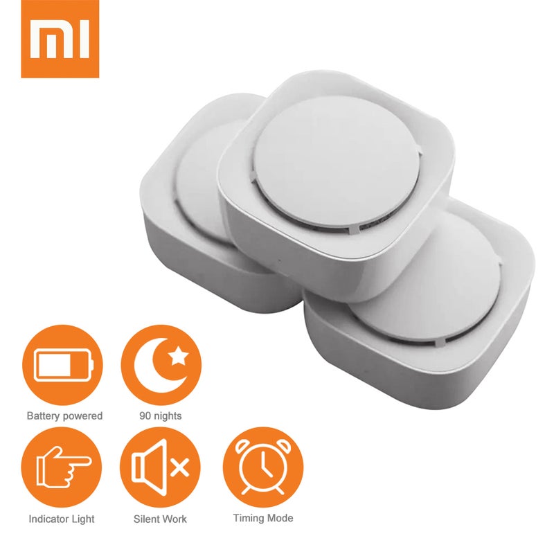 Generic - Xiaomi Mijia 3Pcs Mosquito Repellent Basic Version Timing Mode Silent Fan Driver Portable for Home Summer white - Image 1