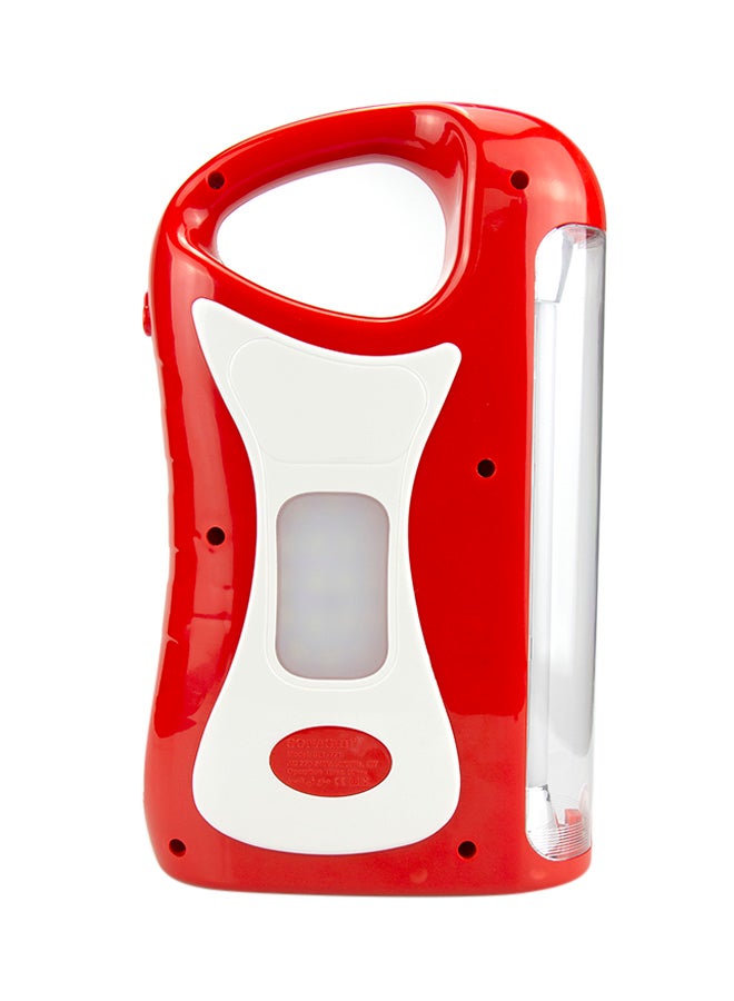 سوناشي Rechargeable Emergency Camping Lantern with Side Bright LED  Continuous Working for 50 Hours with Solar Charge and Power Bank Function  LED Lanterns for all your Outdoors SEL-721 Red - Image 3