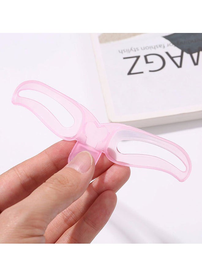 4 Piece Eyebrow Shaping Stencils Pink - Image 3
