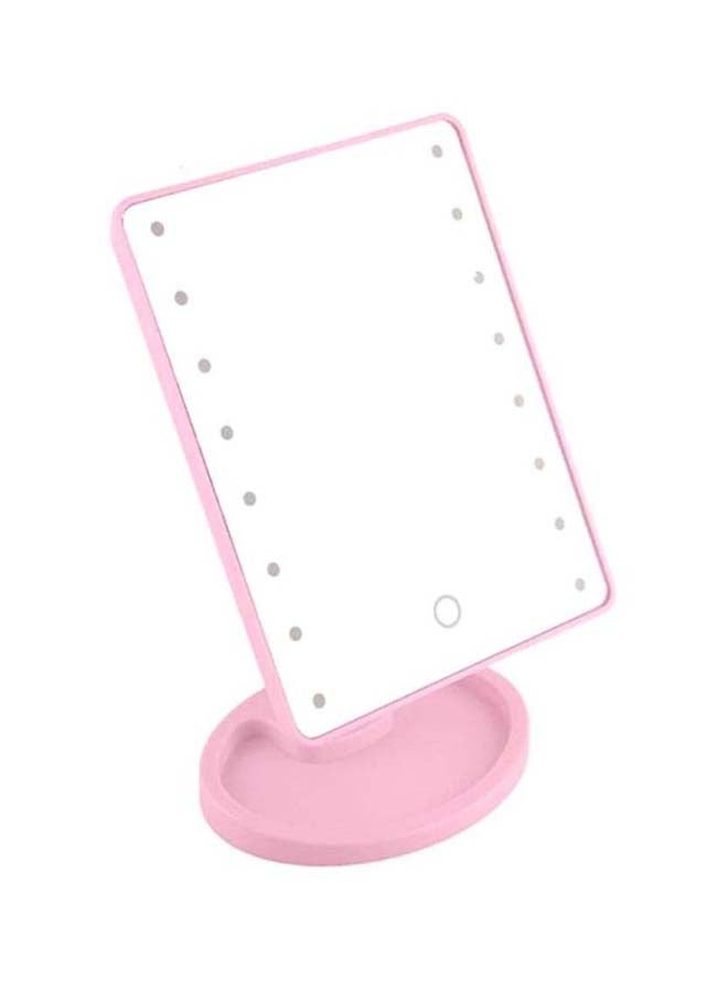 ARTLOOK Makeup LED Light Mirror Pink/Silver 4cm - Image 1