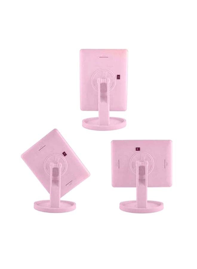ARTLOOK Makeup LED Light Mirror Pink/Silver 4cm - Image 3