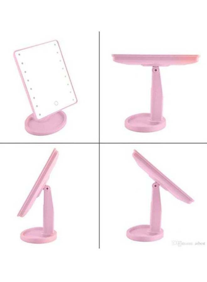 ARTLOOK Makeup LED Light Mirror Pink/Silver 4cm - Image 4