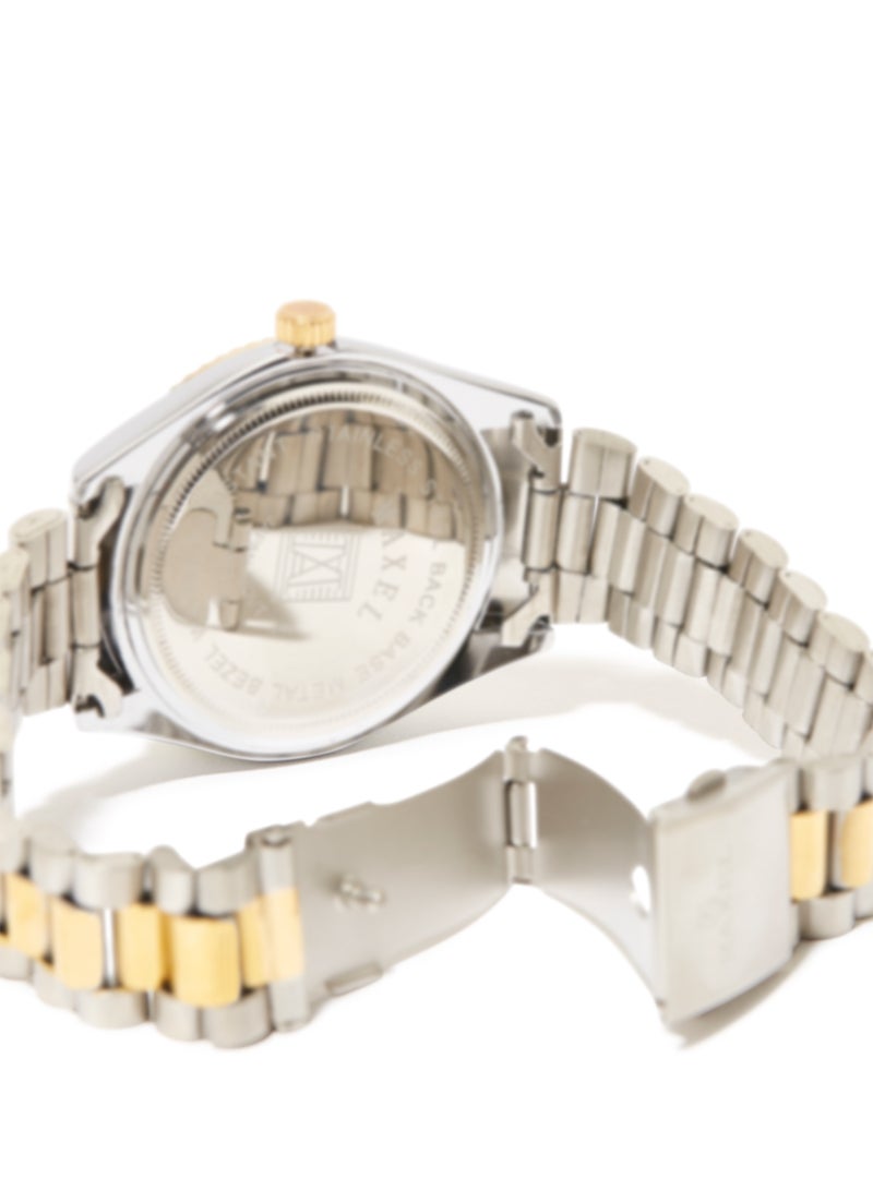 ماكسل ساعة اويستر بيربيتال انالوج - قياس 42 ملم - لون مزدوج للرجال - Image 3