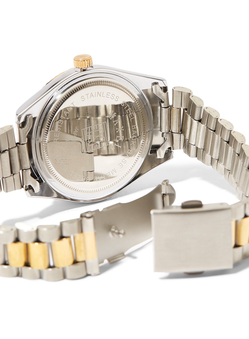 Maxel - Men's Oyster Perpetual Analog Watch - 42 mm - Dual Tone - Image 1