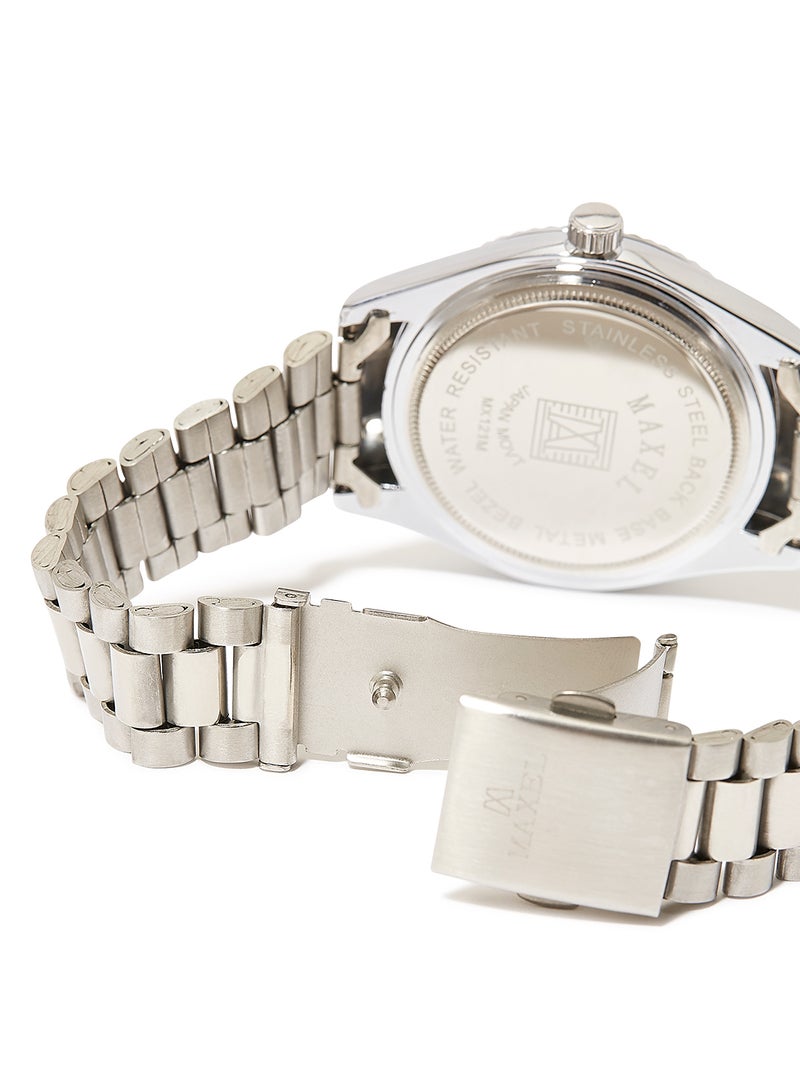 ماكسل ساعة اويستر بيربيتال انالوج - 42 ملم - فضي للرجال - Image 4