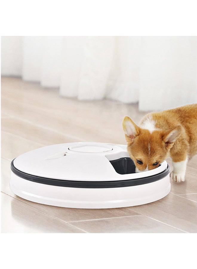 Automatic Pet Feeders Bowl With Voice LCD Screen Pink 32.5x32.5x8.5cm - Image 3